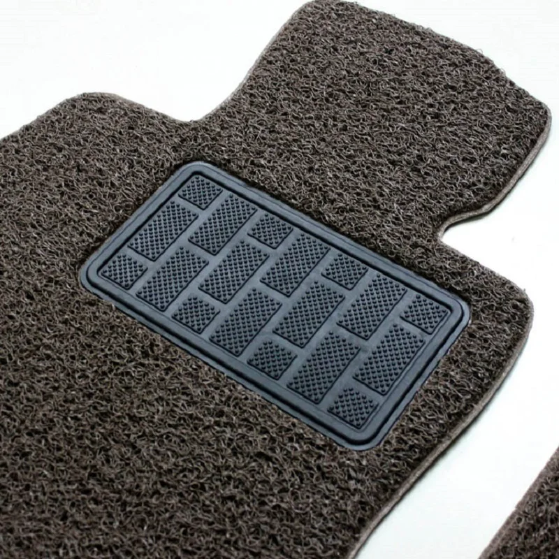 Черный полный набор Авто Напольный Коврик противоскользящий передний задний