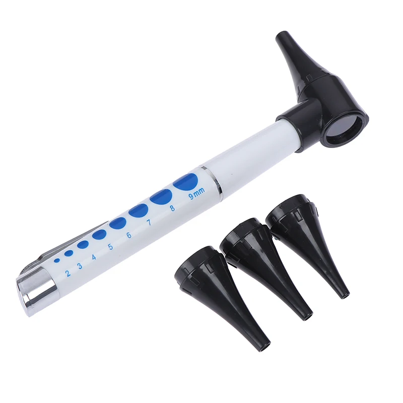 Otoscope Pen light Ear Care Tool Cleaner Diagnostic Earpicks Flashlight / Magnifying Glass Len 4 Glimpse LED Lamp Health | Красота и