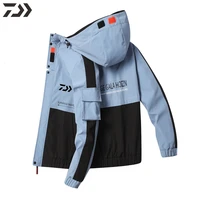 2021 daiwa fishing clothes hooded fishing jersey spring autumn windbreaker outdoor casual sport clothing shimanos jacket for men