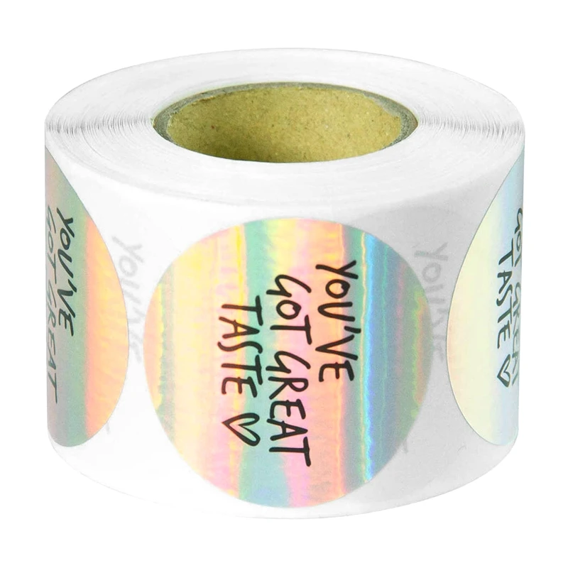 

5Rolls Thank You Stickers Seal Adhesive Label for Wedding Gift Baking Business