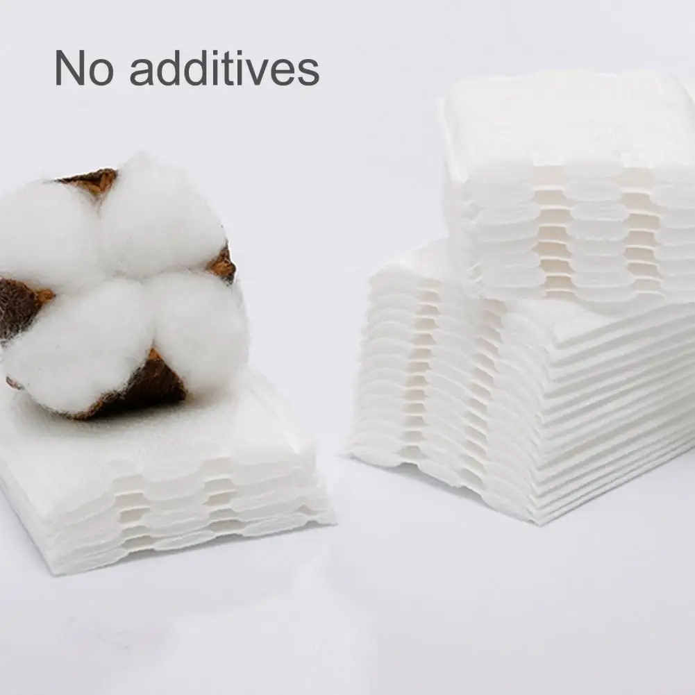 

Echo-beauty 222Pcs/Set Double Sides Cotton Pad 3 Layers Lightweight Facial Clean Cosmetic Cotton Pads Makeup Remover for Female