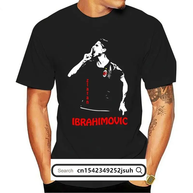 

New T Shirt Ibrahimovic Ibra Milan Zlatan Maglietta Maglia Uomo Donna Man Woman