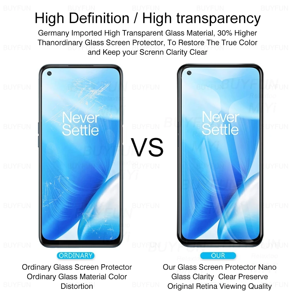 Закаленное стекло 9D для Oneplus 8T 9R 9 R One More Nord N200 N100 N10 | Мобильные телефоны и