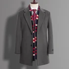 Мужское длинное шерстяное пальто размера плюс 5XL, 6XL, 7XL, 8XL, новинка 2021, зимнее утепленное мужское повседневное классическое Смешанное шерстяное пальто