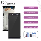 6. Дигитайзер сенсорного ЖК-экрана в сборе для Sony Xperia XA2 Ultra, дисплей с рамкой для Sony C8, H3213, H3223, H4213, H4233, оригинал