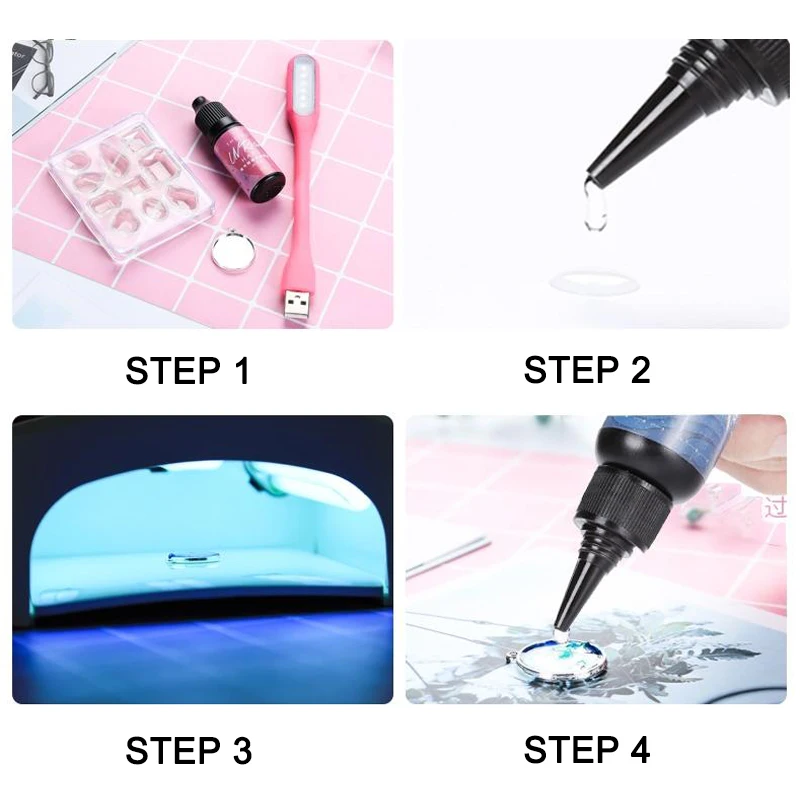 Смола клей отверждения эпоксидный жесткий гель УФ Солнечный свет для DIY