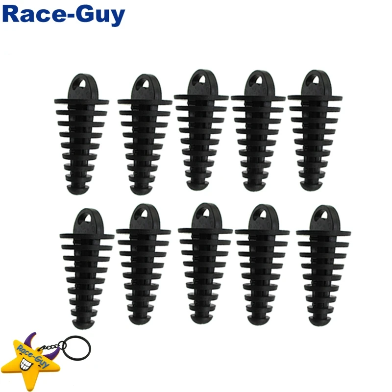 10 шт высокое прочный мягкий резиновый глушитель выхлопной трубы мыть разъем для 2