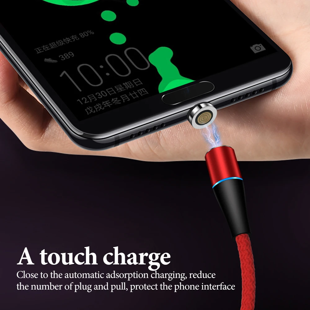 Магнитный кабель type C для samsung Galaxy A30 A50 S10, магнитный кабель type C для быстрой зарядки и передачи данных для Xiaomi huawei