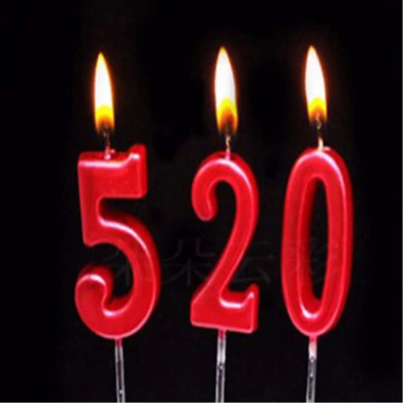 Цифровой мини Топпер для торта на день рождения 0 9|Товары украшения тортов| |