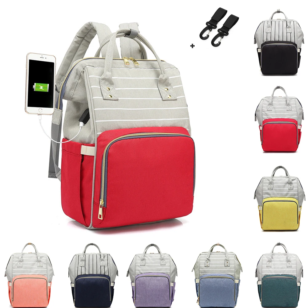 Сумка для мам вместительный дизайнерский рюкзак подгузников модный дорожный