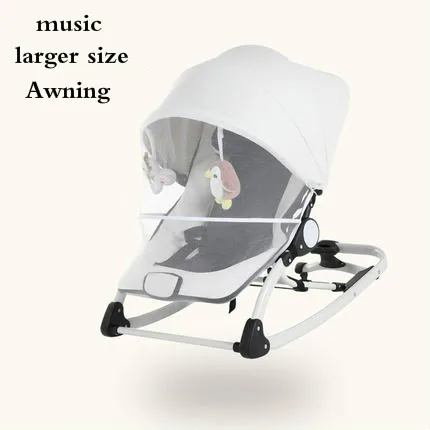 SF3 Детское Электрическое Кресло-Качалка, умное кресло-качалка, маленький шейкер для новорожденных, многофункциональная удобная детская колыбель для 0-18 месяцев - Цвет: SF3