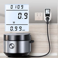 digital lcd power meter wattmeter socket wattage monitor electricity kwh energy meter measuring outlet power analyzer