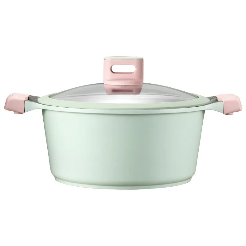 

Maifan stone soup pot household thickened soup noodle instant noodle pot aluminum pot non-stick double ear soup pot