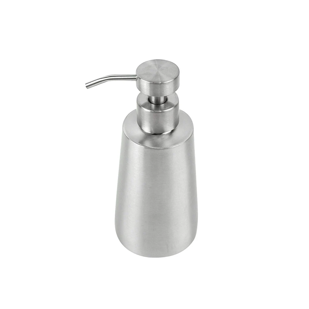 350ML Home Kitchen Stainless Steel Shampoo Container Bathroom Large Capacity Easy Clean With Foam Nozzle Liquid Soap Dispenser |