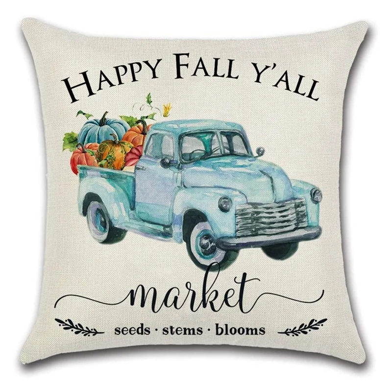 

Fall Pillow Covers Fall Decor for Home, Autumn Thanksgiving Theme Autumn Decorations Pumpkin Throw Pillows Covers