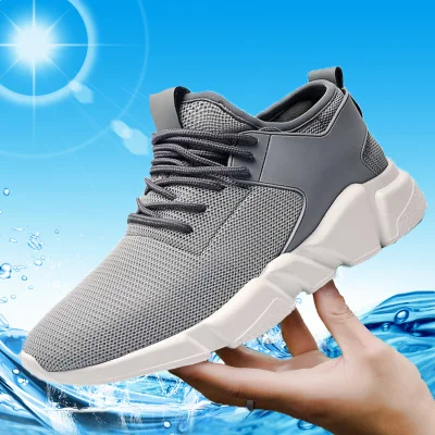 

New Mesh Men Casual Shoes Lace-up Men's Flying Weaving Tourist Leisure Sports Shoes for male casual shoes men sneakers 36-44