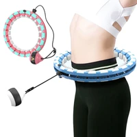 sport hoops yoga fitness adjustablethin waist exercise detachable massage smart weighted fitness hoops for adults weight loss