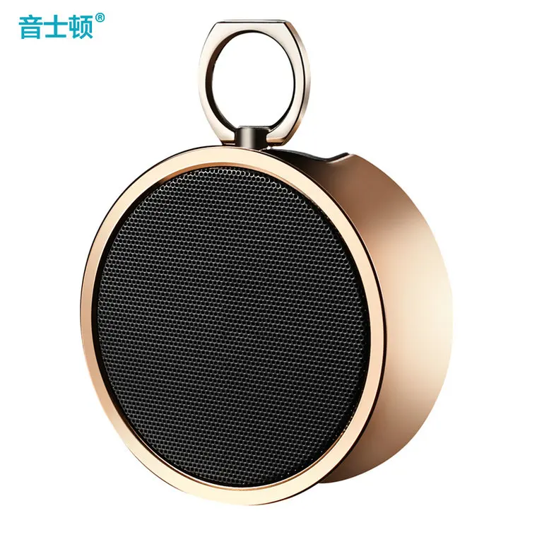 Gold Yescool PMC-02 Bluetooth динамик Новое поступление стерео Hi-Fi супер бас металл CNC портативная Спортивная звуковая коробка Горячая - Цвет: Gold