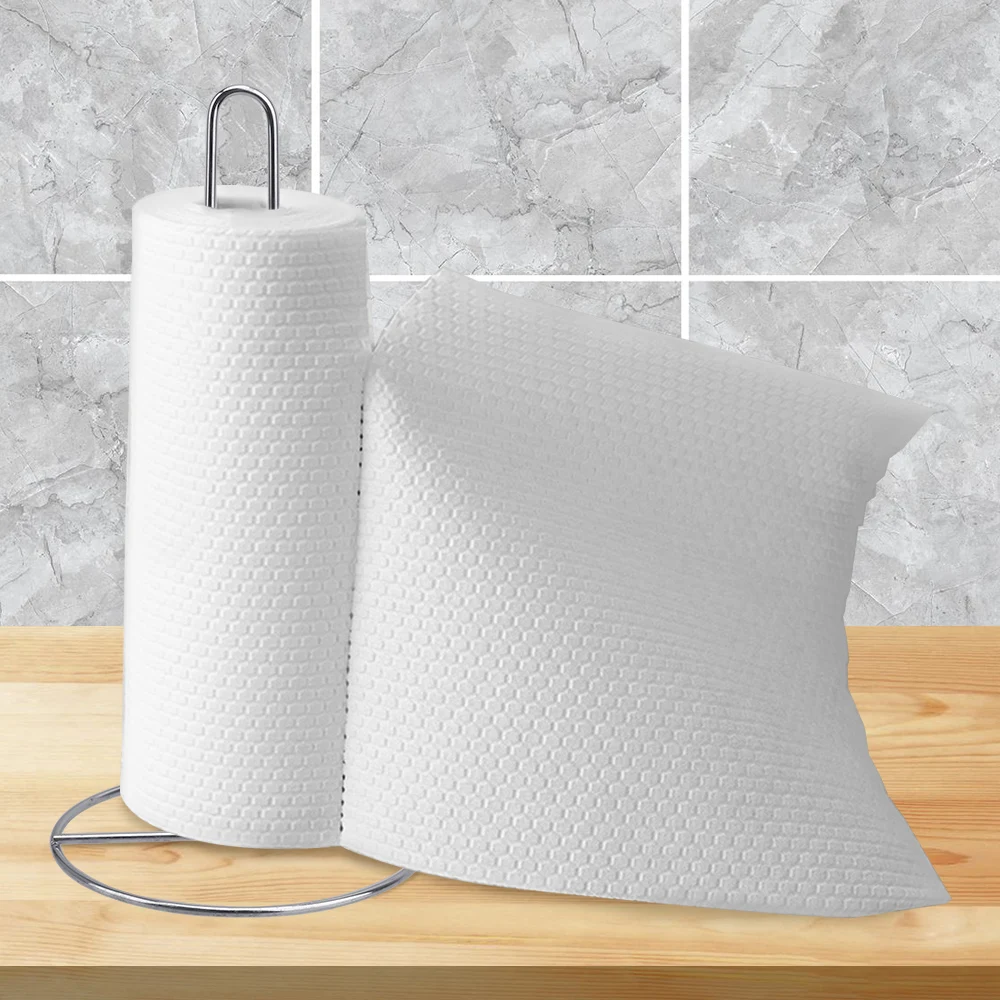 Punch-free Tissue Storage Rack Kitchen Vertical Roll Holder Paper Napkin Shelf Desktop Towel Holders | Обустройство дома