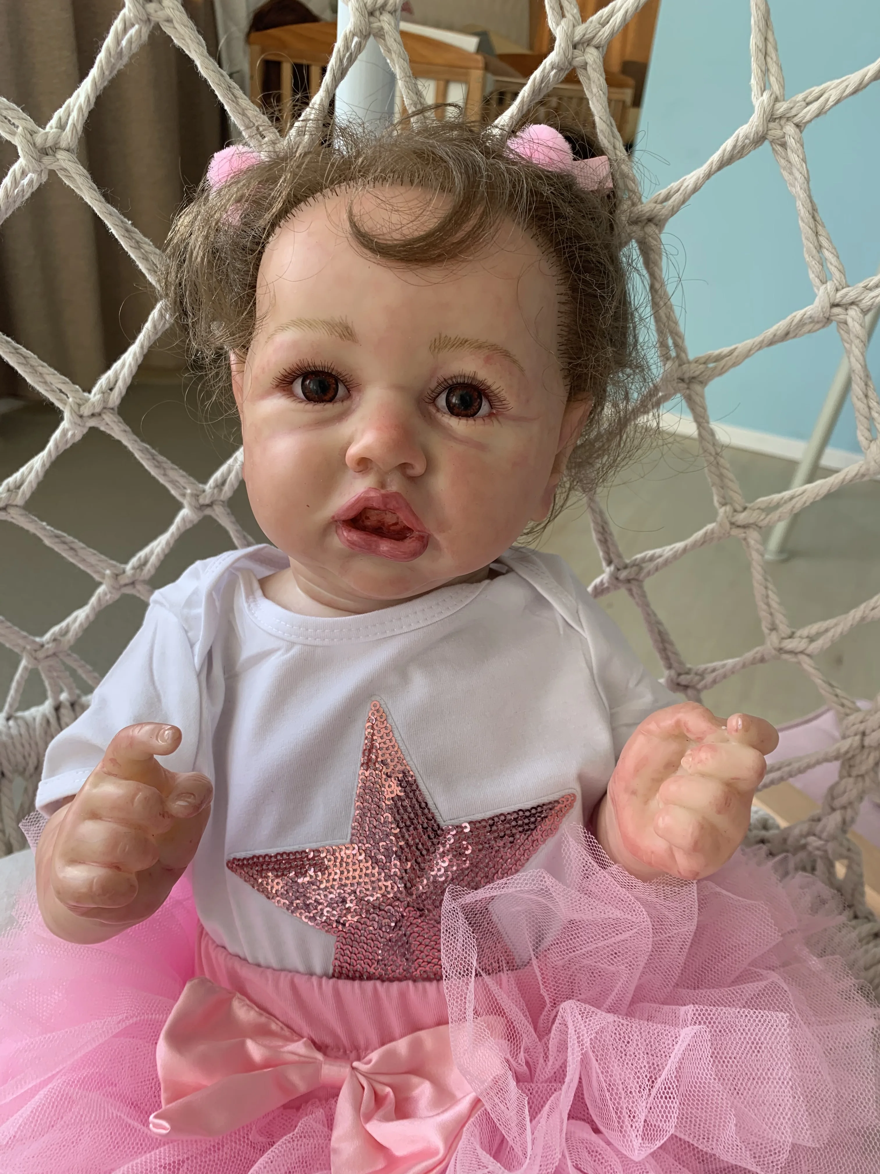NPK 56 см 100% ручная кукла полная картина мягкий силикон reborn baby doll Реалистичная
