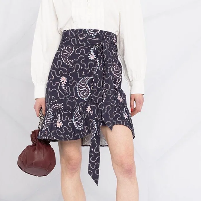 

Women Skirt 2021 Spring and Summer New Ladies Printed Fishtail Skirt