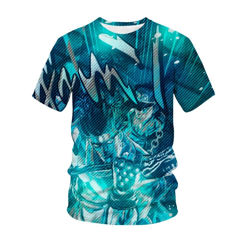 Футболка Мужская/женская с 3D-принтом Невероятные приключения Джоджо | Мужская