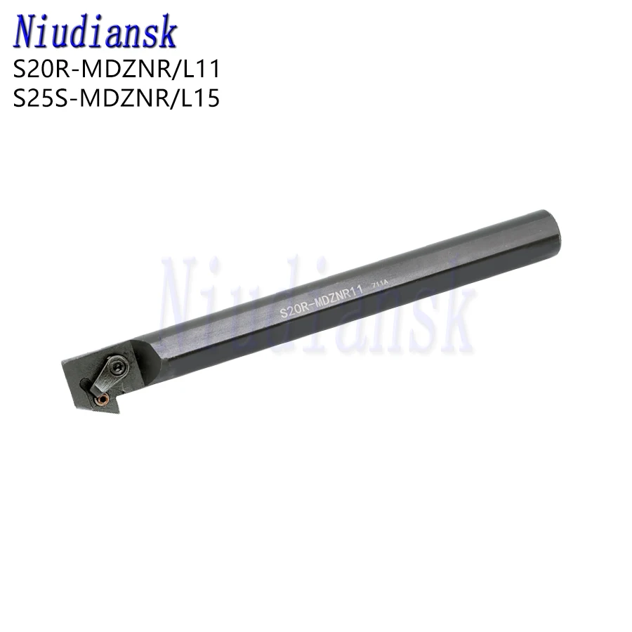 

1pc Internal Turning Tool Holder S20R-MDZNR11 CNC Lathe Tool S25S-MDZNR15 Inner Hole Turning Tool MDZNL Arbor 20mm 25mm,For DNMG