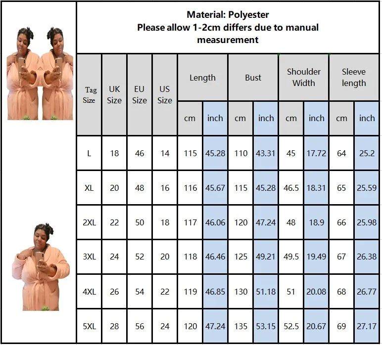 5XL размера плюс банный халат женский теплый плюшевый для сна зимний однотонный