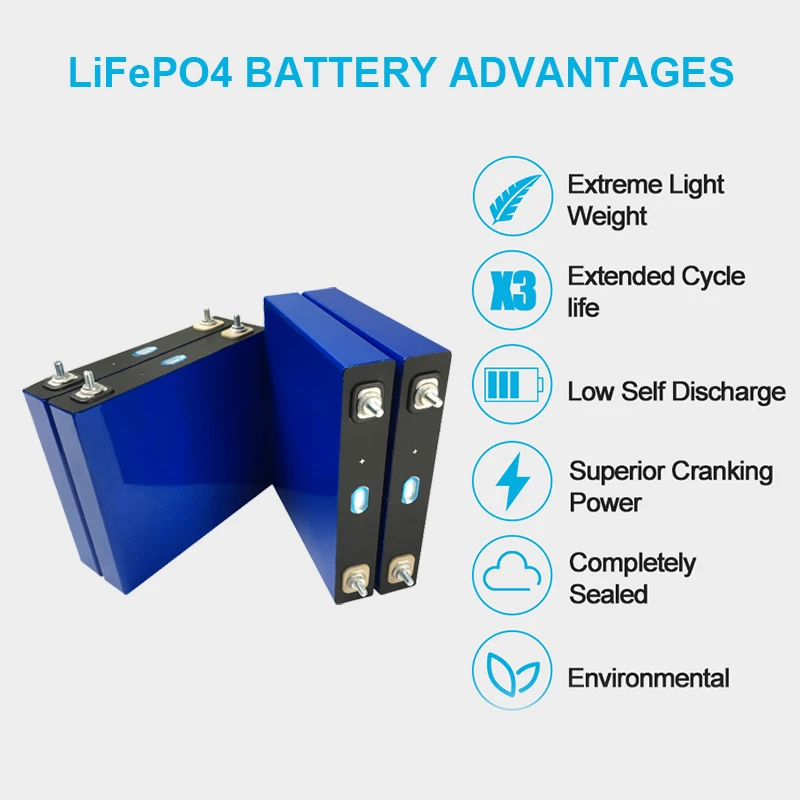 Батарея аккумуляторная литий-железо-фосфатная 3 2 в Ач 12 В 24 4-16 шт. | Электроника