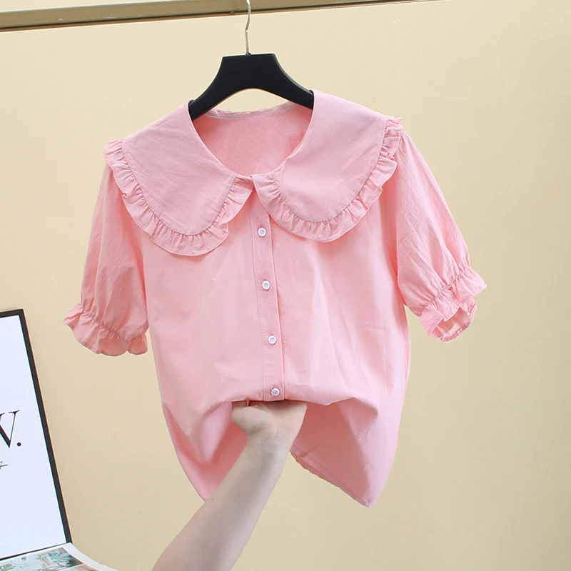 Элегантная блузка в стиле &quotЛолита&quot женская уличная рубашка карамельных