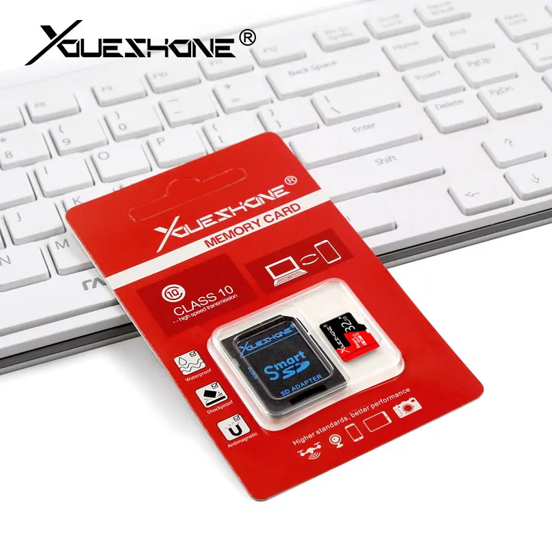 Мини-карта micro sd красного цвета, 8 ГБ, 16 ГБ, 32 ГБ, 64 ГБ, карта памяти для смартфонов, класс 10, usb флеш-накопитель, 4 Гб, microsd, sdhc, sdxc