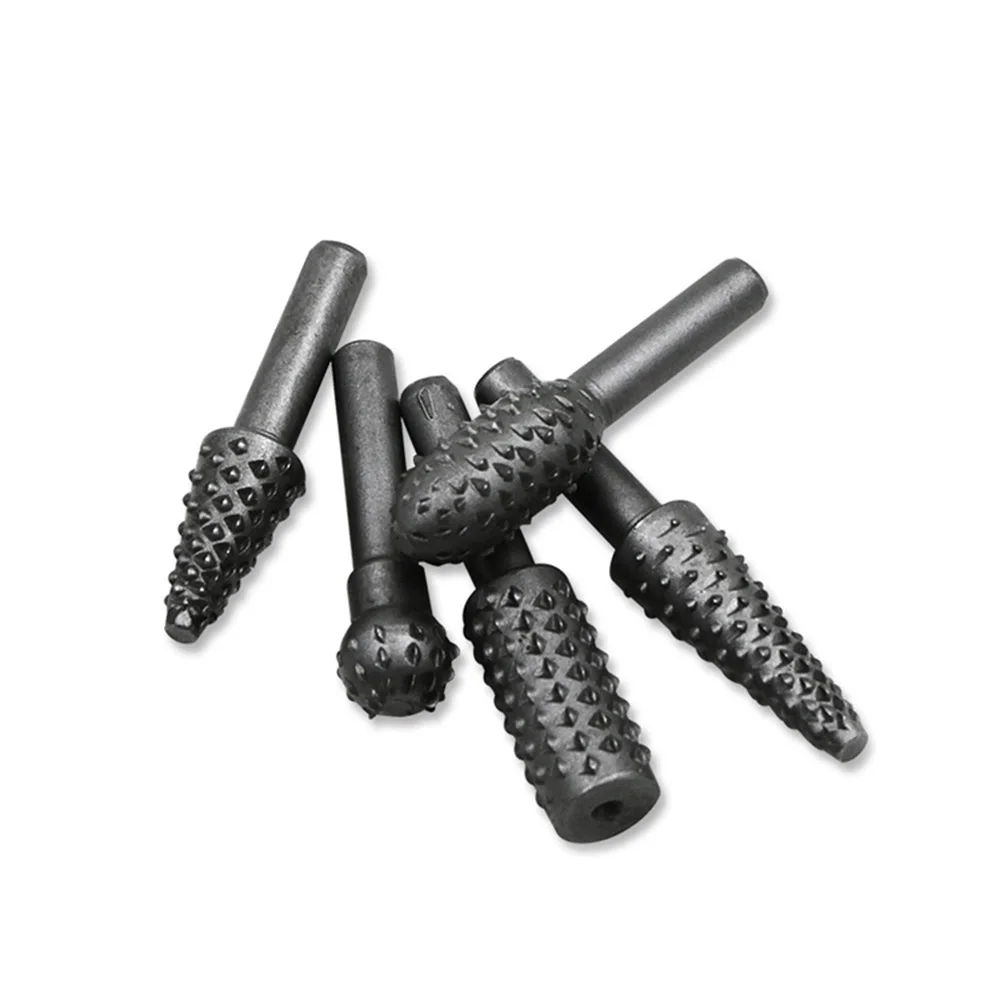 5 шт. 1/4 &quotКруглый хвостовик роторного заусенца набор ремесло стальной напильник