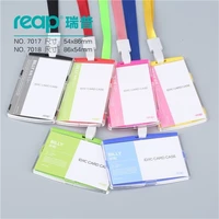 plastic standard reap size 5486mm exhibition cards id card name tag staff business badge holder office
