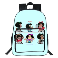 mafalda school bag students backpack teenagers school backbag boys girls bags children rucksack comics cosplay cute bookbag