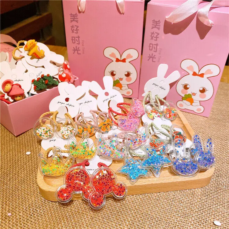 Британское детское кольцо для волос с героями мультфильмов Подарочная коробка