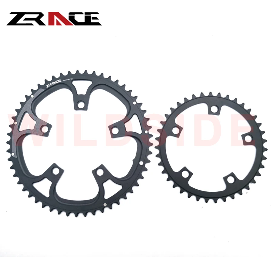 ZRACE-cadena ultraligera RX para bicicleta de carretera, piñones anchos y estrechos ovalados, piezas de platos y bielas individuales/dobles