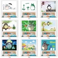 my neighbor totoro background cloth dormitory wall cloth room tapestry bedside decoration wall cloth