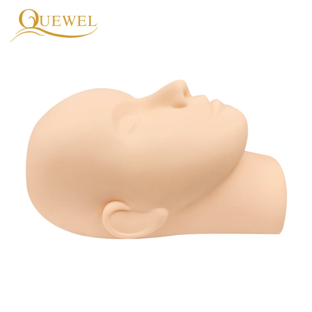 Тренировочная голова для красоты и макияжа искусственная кукла наращивания