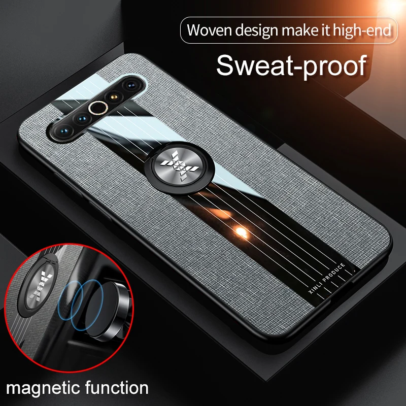 Тканевый чехол для Meizu 17 Pro мягкий силиконовый на заднюю крышку роскошный