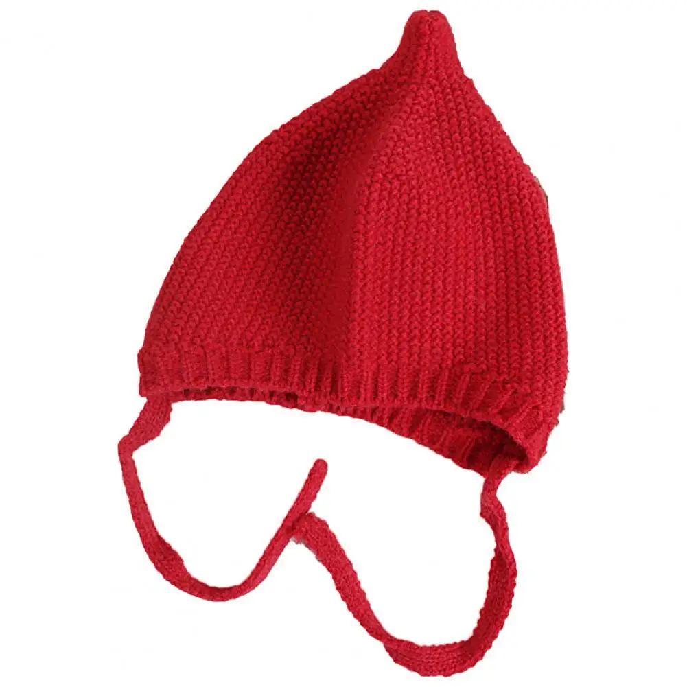 

Детская вязаная шапка, удобная Милая однотонная вязаная шапка для путешествий