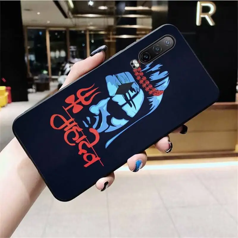 Чехол Hinduism Lord Shiva Mahakal черный мягкий чехол для телефона Huawei P40 P30 P20 lite Pro Mate 20 P Smart 2019