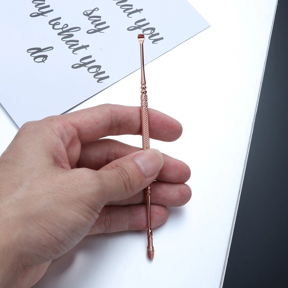 Ложка для ушей из нержавеющей стали бытовой прибор удаления ушного воска беруши