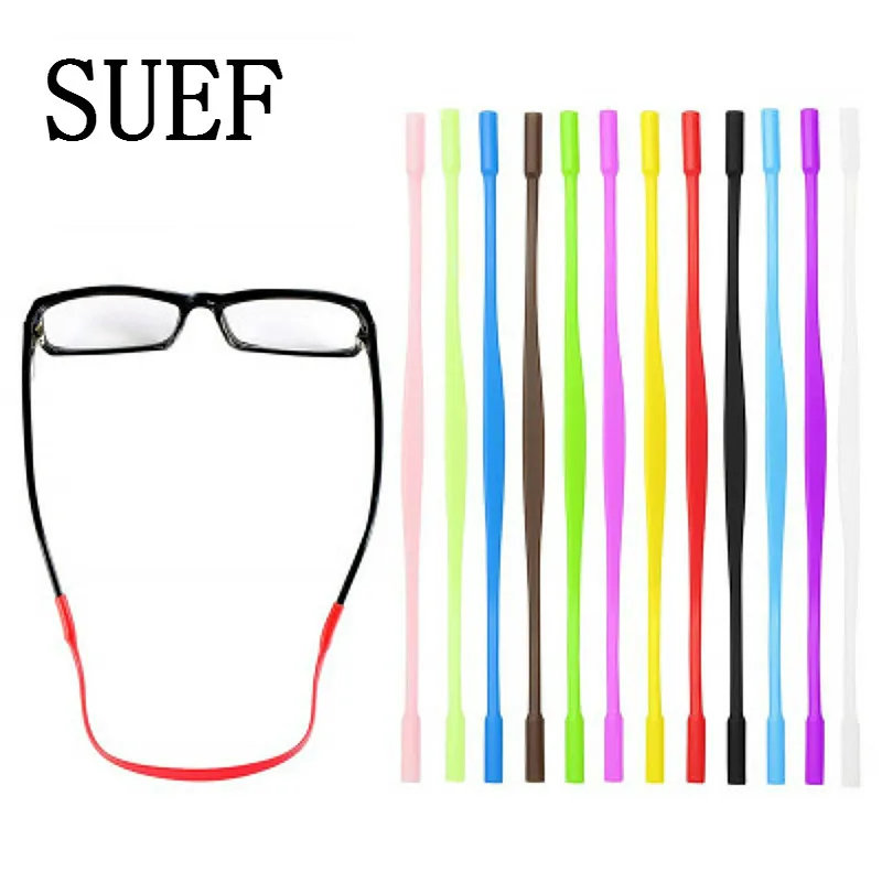 SUEF новинка 20 см силиконовая цепочка для очков держатель кабеля шейный шнурок