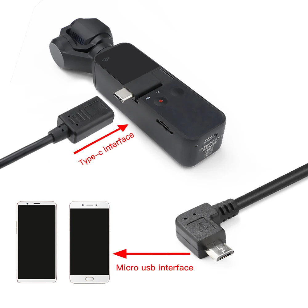 1 м OTG кабель гибкий удлинитель адаптер для передачи данных iOS Micro USB Type C
