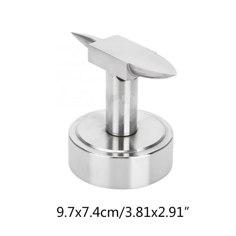 

13MC Double Steel Horn Anvil with Wide Base Metalsmith Blacksmith Jewelry Processing