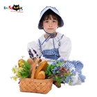 Косплей по мотивам фильма ластика, волшебник, костюм Дороти, платье для девочек, Хэллоуин, день рождения, вечеринка, сценическое платье для детей