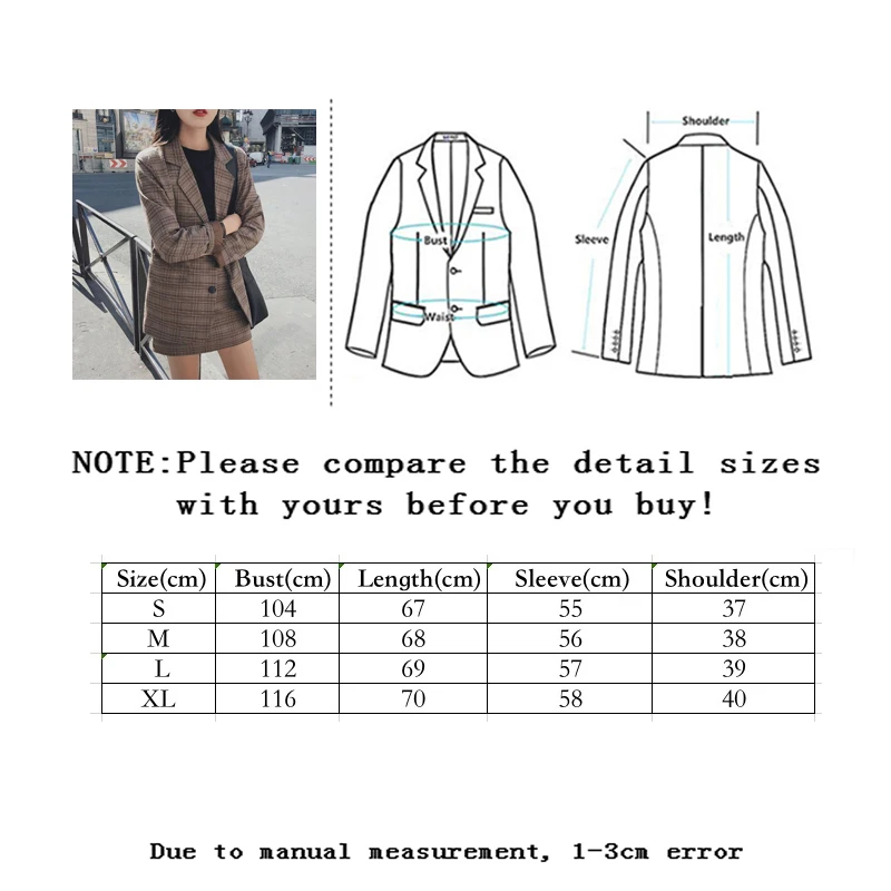 

Vangull Plaid Blazer Sets New Single-breasted Jacket Pencil Skirt Vintage 2 Pieces Skirt Suits Female Office Ladies Blazer Suit