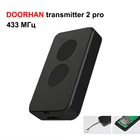 Пульт дистанционного управления для DOORHAN, брелок DOORHNA Transmitter 2 pro 2-pro, 2 кнопки, черный ворота, гаражный барьер, 433 МГц, брелок