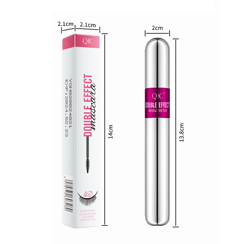 

2 in 1 Double Pen Eyeliner+ Mascara pen Waterproof Sweatproof Long Lasting Soft Tip Eye Makeup HJL2019