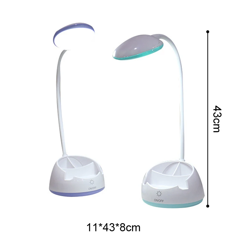 Перезаряжаемая Светодиодная настольная лампа для обучения Hoder 3 уровня сенсорное